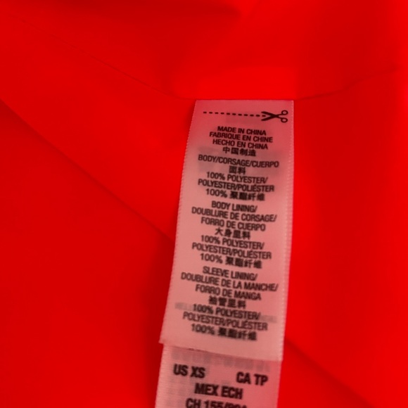 Juicy Couture Neon Orange Blazer - Picture 3 of 4